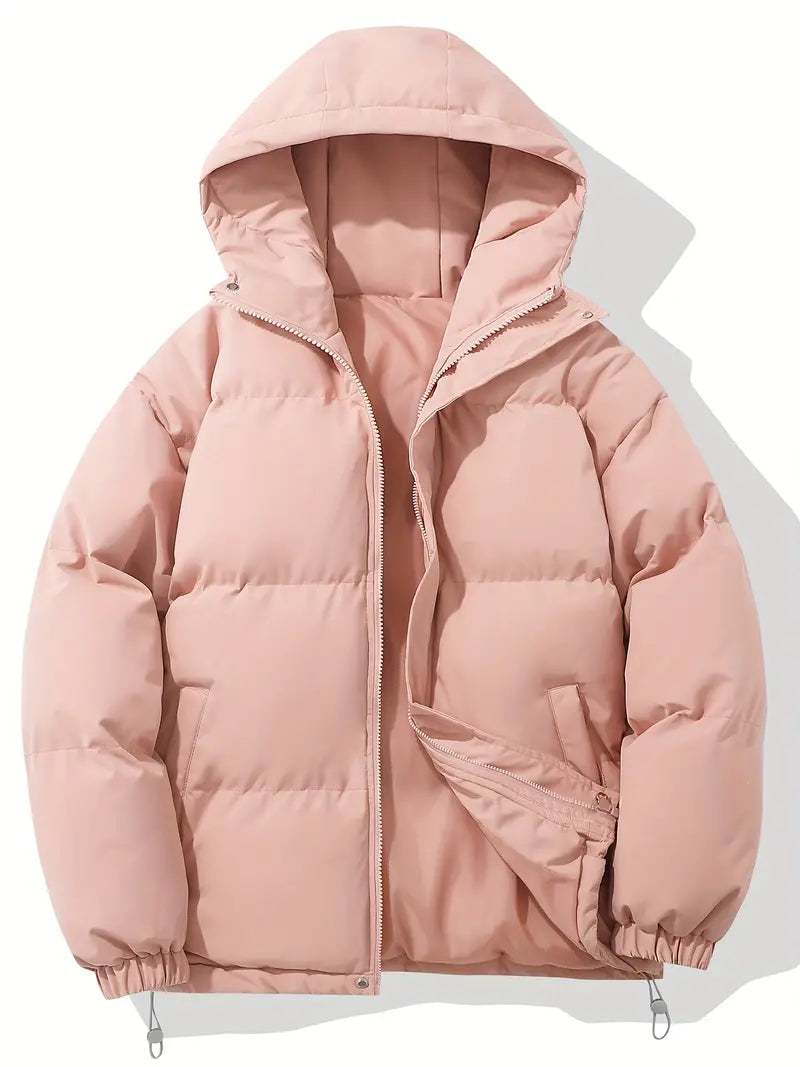 Lila | Winterjacke mit Kapuze