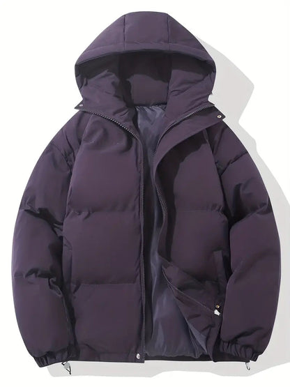 Lila | Winterjacke mit Kapuze